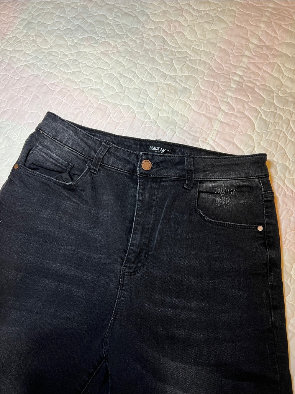 Black Label Women's High-Rise Black Skinny Jeans